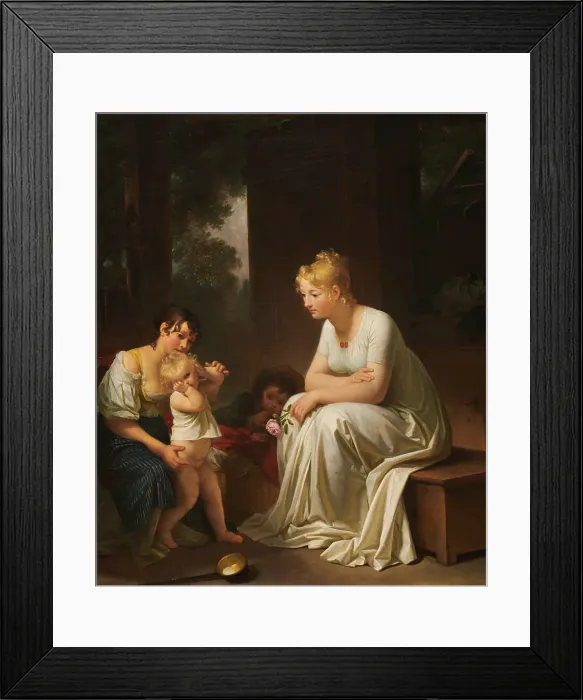 Framed Print : The Capricious Child (L'Enfant Capricieux), 1804. Creator: Marguerite Gerard