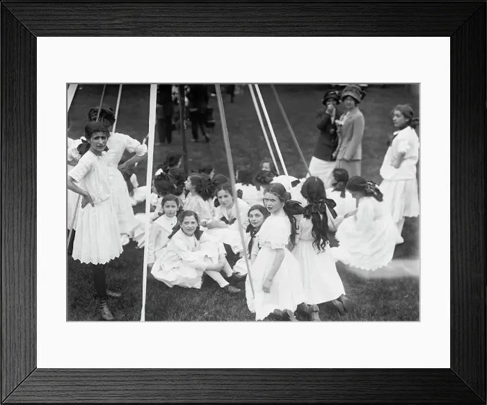 Framed Print : May Pole - Central Park, between c1910 and c1915. Creator: Bain News Service Framed Print : May Pole - Central Park, between c1910 and c1915. Creator: Bain News Service