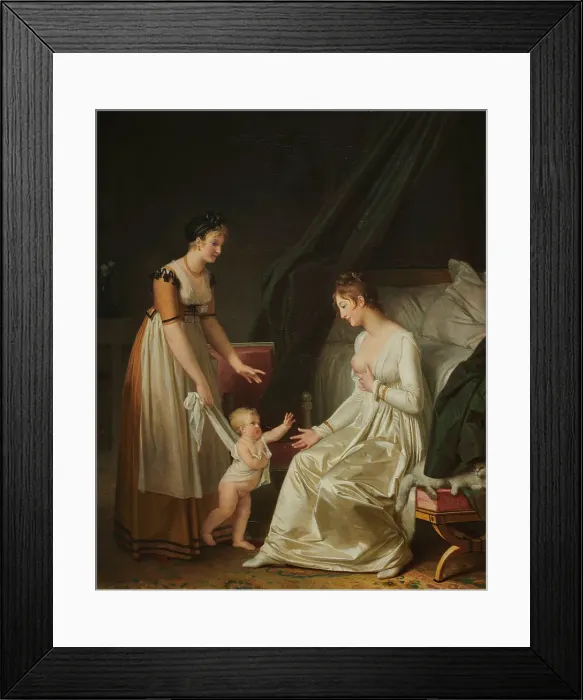 Framed Print : The Nursing Mother (La Mère Nourrice), 1804. Creator: Marguerite Gerard Framed Print : The Nursing Mother (La Mère Nourrice), 1804. Creator: Marguerite Gerard