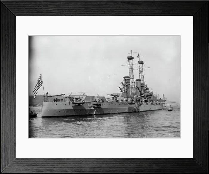 Framed Print : USS Delaware, between c1910 and c1915. Creator: Bain News Service Framed Print : USS Delaware, between c1910 and c1915. Creator: Bain News Service
