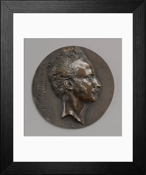 Framed Print : F. Couturier, 1830. Creator: Pierre-Jean David d'Angers Framed Print : F. Couturier, 1830. Creator: Pierre-Jean David d'Angers