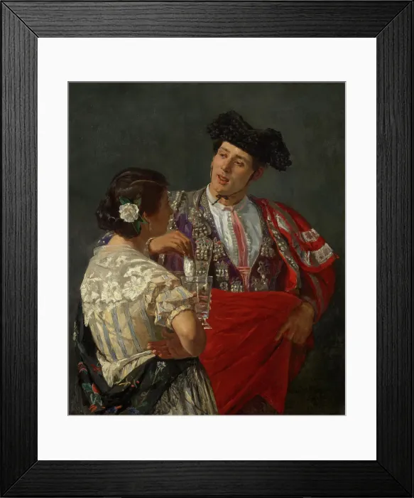 Framed Print : Offering The Panal To The Bullfighter, 1873. Creator: Mary Cassatt Framed Print : Offering The Panal To The Bullfighter, 1873. Creator: Mary Cassatt