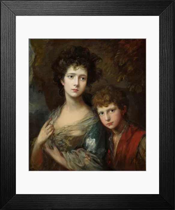 Framed Print : Elizabeth And Thomas Linley, c1768. Creator: Thomas Gainsborough Framed Print : Elizabeth And Thomas Linley, c1768. Creator: Thomas Gainsborough