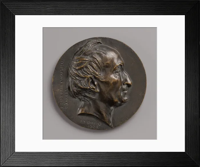 Framed Print : Pierre René Choudieu, 1832. Creator: Pierre-Jean David d'Angers Framed Print : Pierre René Choudieu, 1832. Creator: Pierre-Jean David d'Angers