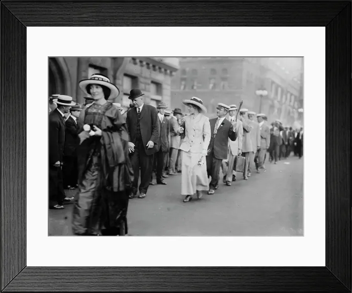 Framed Print : Pennsylvania delegation at the 1912 Republican National Convention held at the... June 18-22, 1912. Creator: Bain News Service Framed Print : Pennsylvania delegation at the 1912 Republican National Convention held at the... June 18-22, 1912. Creator: Bain News Service