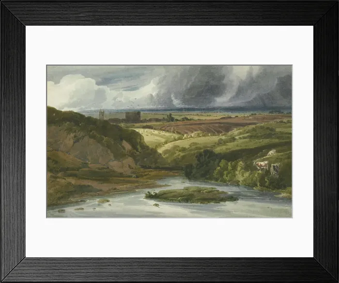 Framed Print : Lydford Castle, 1800. Creator: Thomas Girtin Framed Print : Lydford Castle, 1800. Creator: Thomas Girtin
