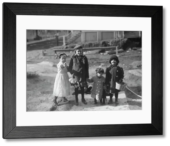 Framed Print : Thanksgiving Maskers, between c1910 and c1915. Creator: Bain News Service