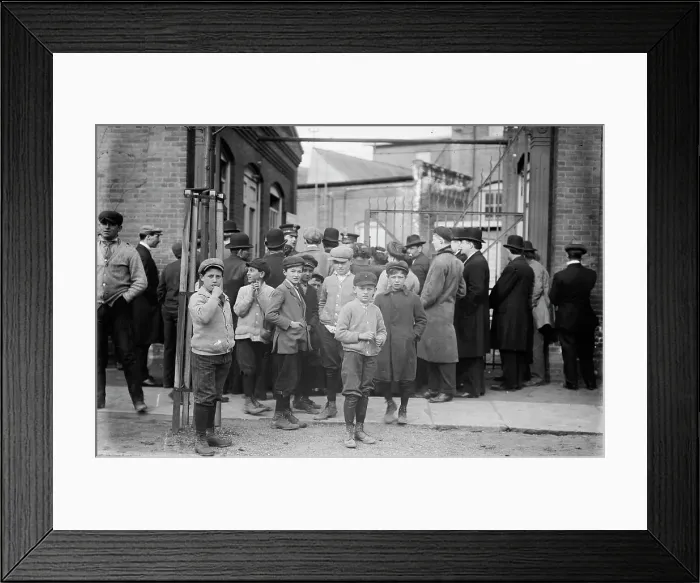 Framed Print : Labor Committee at Mill, Passaic, between c1910 and c1915. Creator: Bain News Service Framed Print : Labor Committee at Mill, Passaic, between c1910 and c1915. Creator: Bain News Service