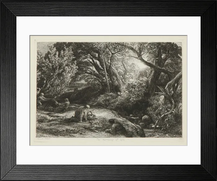 Framed Print : The Morning Of Life, 1860-72. Creator: Samuel Palmer Framed Print : The Morning Of Life, 1860-72. Creator: Samuel Palmer