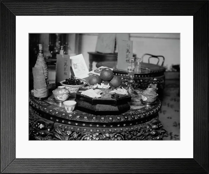 Framed Print : New Years feast, Chinatown 2 / 18 / 12, 1912. Creator: Bain News Service Framed Print : New Years feast, Chinatown 2 / 18 / 12, 1912. Creator: Bain News Service