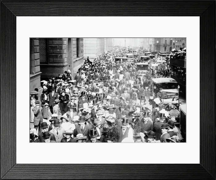 Framed Print : Easter - 5th Ave. 1912. Creator: Bain News Service Framed Print : Easter - 5th Ave. 1912. Creator: Bain News Service