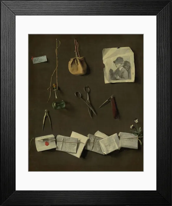 Framed Print : Various Objects, c1785. Creator: Louis Leopold Boilly Framed Print : Various Objects, c1785. Creator: Louis Leopold Boilly