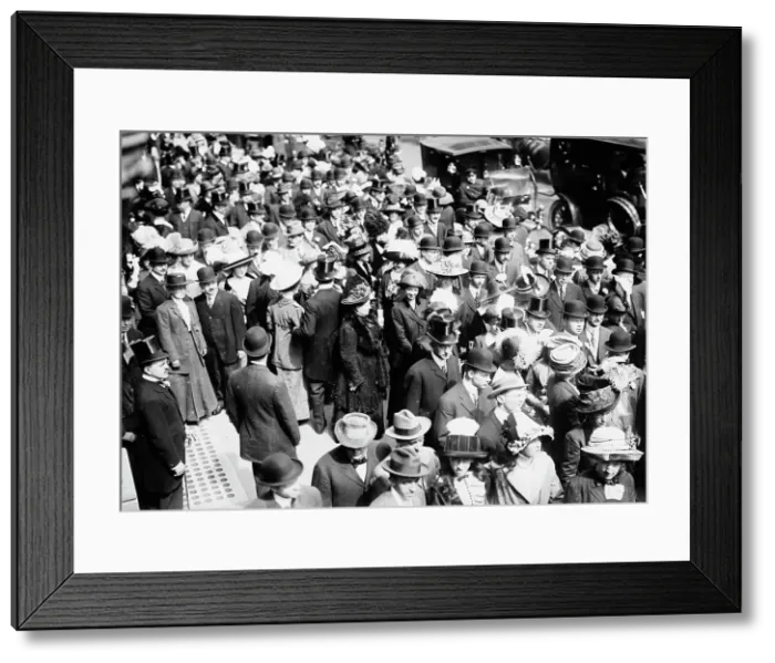 Framed Print : Easter - 5th Ave. 1912. Creator: Bain News Service Framed Print : Easter - 5th Ave. 1912. Creator: Bain News Service