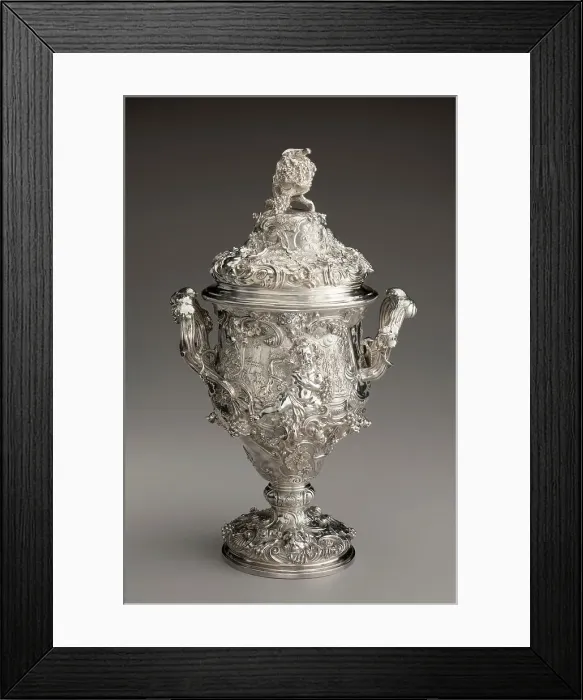Framed Print : Two-Handled Cup, c1726. Creator: Paul de Lamerie Framed Print : Two-Handled Cup, c1726. Creator: Paul de Lamerie