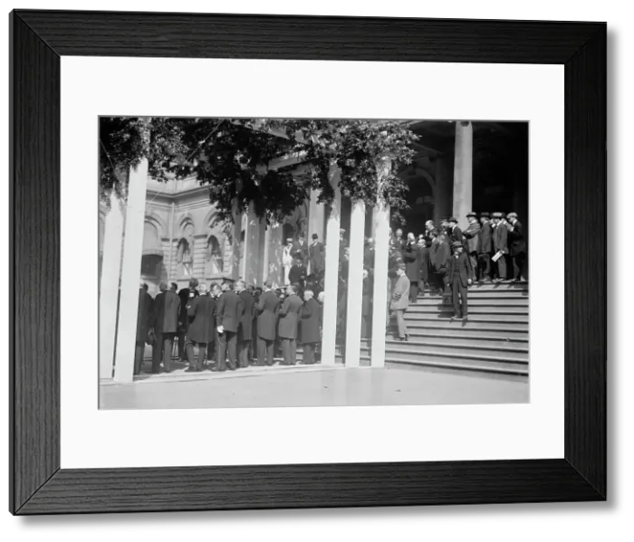 Framed Print : Osterhaus at City Hall, 1912. Creator: Bain News Service Framed Print : Osterhaus at City Hall, 1912. Creator: Bain News Service
