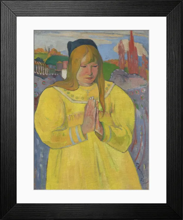Framed Print : Young Christian Girl, 1894. Creator: Paul Gauguin Framed Print : Young Christian Girl, 1894. Creator: Paul Gauguin