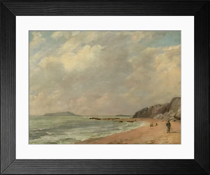 Framed Print : Osmington Bay, 1816. Creator: John Constable Framed Print : Osmington Bay, 1816. Creator: John Constable