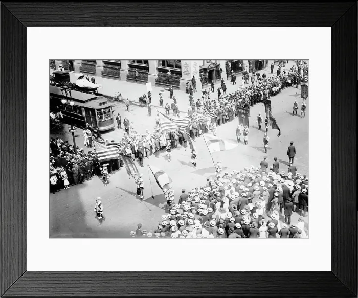 Framed Print : Olympic Parade, 1912. Creator: Bain News Service Framed Print : Olympic Parade, 1912. Creator: Bain News Service
