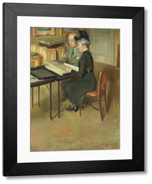Framed Print : Mr. And Mrs. Clark, 1942. Creator: Paul Lewis Clemens Framed Print : Mr. And Mrs. Clark, 1942. Creator: Paul Lewis Clemens