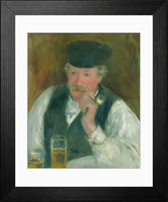 Framed Print : Père Fournaise, 1875. Creator: Pierre-Auguste Renoir Framed Print : Père Fournaise, 1875. Creator: Pierre-Auguste Renoir