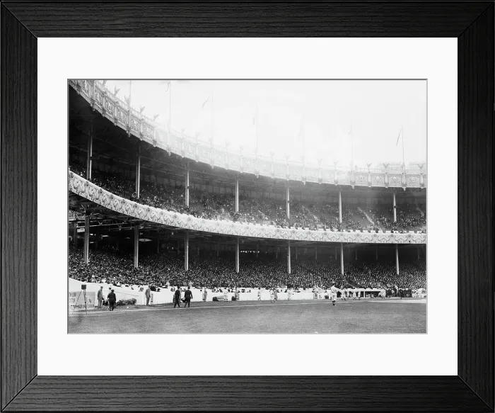 Framed Print : 1st game - 1912 World Series at the Polo Grounds, New York (baseball), 1912. Creator: Bain News Service Framed Print : 1st game - 1912 World Series at the Polo Grounds, New York (baseball), 1912. Creator: Bain News Service