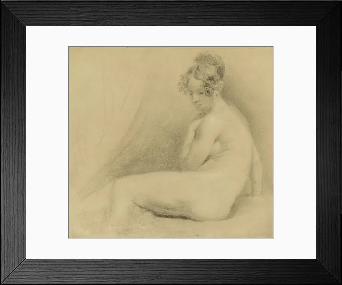 Framed Print : Academy Study, c1820. Creator: John Constable Framed Print : Academy Study, c1820. Creator: John Constable