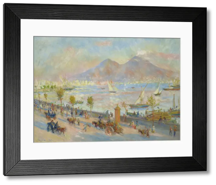 Framed Print : Bay Of Naples, Evening, 1881. Creator: Pierre-Auguste Renoir Framed Print : Bay Of Naples, Evening, 1881. Creator: Pierre-Auguste Renoir