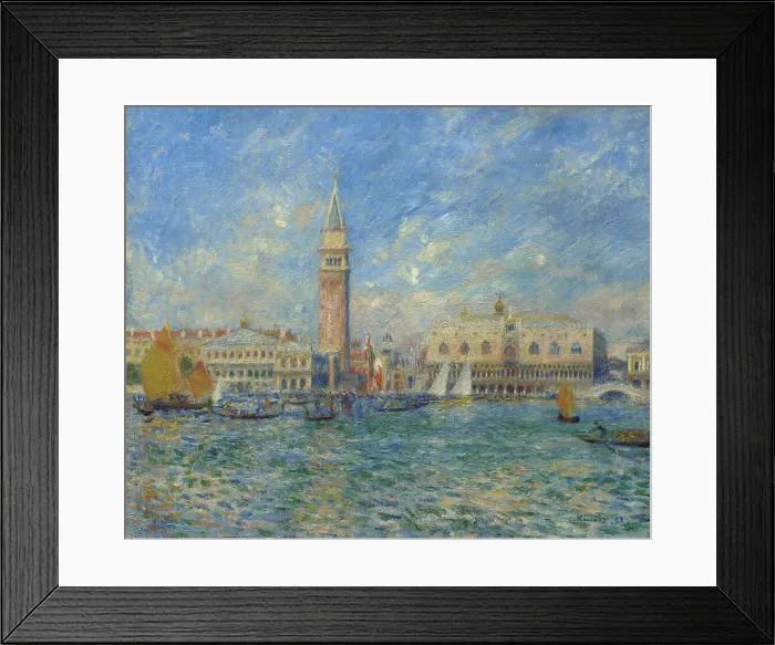 Framed Print : Venice, The Doge's Palace, 1881. Creator: Pierre-Auguste Renoir Framed Print : Venice, The Doge's Palace, 1881. Creator: Pierre-Auguste Renoir