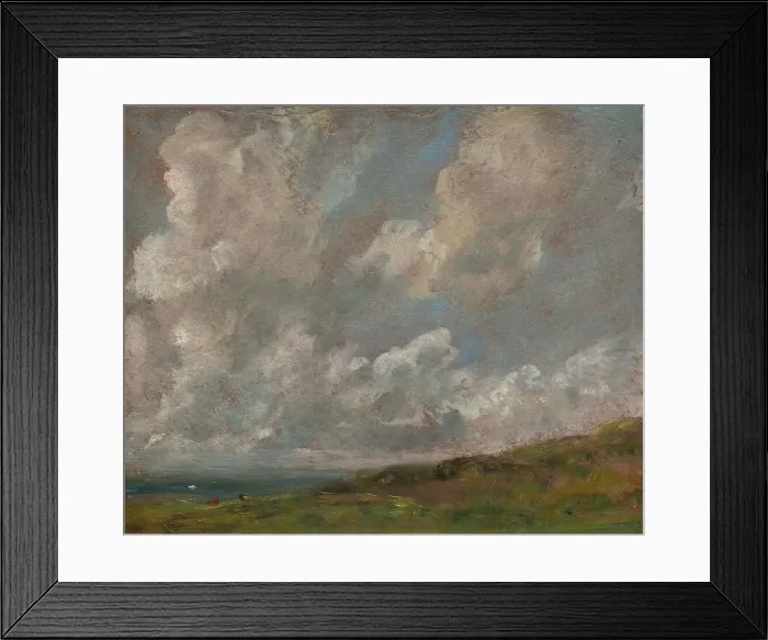 Framed Print : Study Of Clouds Over A Landscape, c1821-22. Creator: John Constable Framed Print : Study Of Clouds Over A Landscape, c1821-22. Creator: John Constable