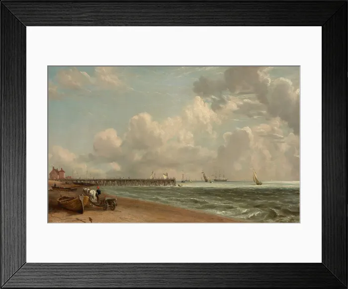 Framed Print : Yarmouth Jetty, c1822-23. Creator: John Constable Framed Print : Yarmouth Jetty, c1822-23. Creator: John Constable