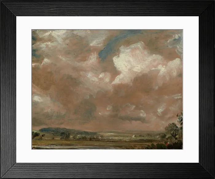 Framed Print : Harnham Ridge, Salisbury, c1829. Creator: John Constable Framed Print : Harnham Ridge, Salisbury, c1829. Creator: John Constable