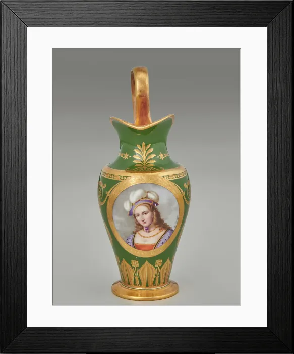 Framed Print : Milk Jug, 1765 / 66. Creator: Unknown Framed Print : Milk Jug, 1765 / 66. Creator: Unknown