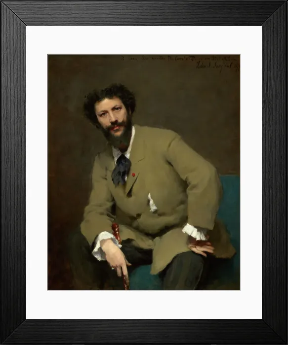 Framed Print : Carolus-Duran, 1879. Creator: John Singer Sargent Framed Print : Carolus-Duran, 1879. Creator: John Singer Sargent