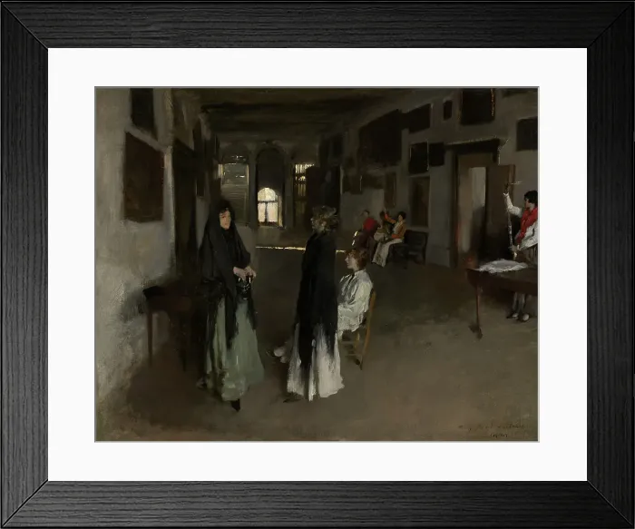 Framed Print : A Venetian Interior, c1880-82. Creator: John Singer Sargent Framed Print : A Venetian Interior, c1880-82. Creator: John Singer Sargent