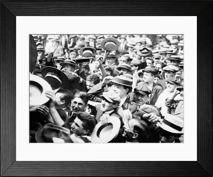 Framed Print : Crowd - Union Sq. between c1910 and c1915. Creator: Bain News Service Framed Print : Crowd - Union Sq. between c1910 and c1915. Creator: Bain News Service