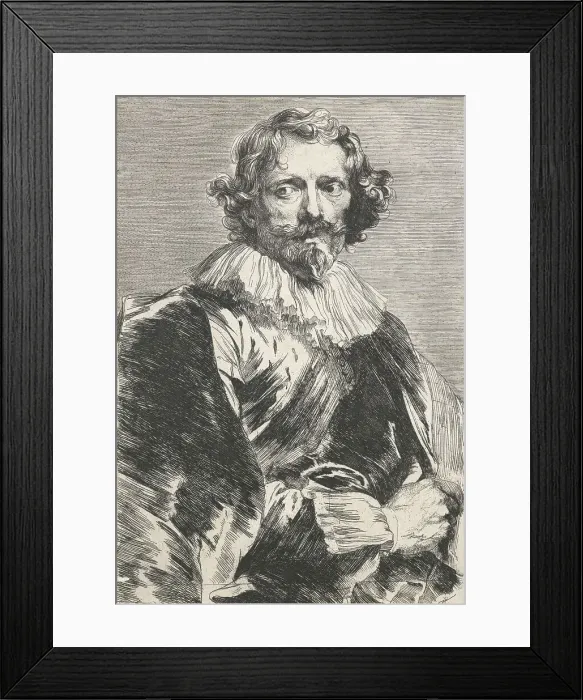 Framed Print : Lucas Vorsterman. From Icones principum virorum ('The Iconography'), 1645. Creator: Anthony van Dyck Framed Print : Lucas Vorsterman. From Icones principum virorum ('The Iconography'), 1645. Creator: Anthony van Dyck