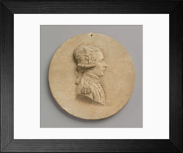 Framed Print : Portrait Of A Man, c1877. Creator: Joseph Chinard Framed Print : Portrait Of A Man, c1877. Creator: Joseph Chinard