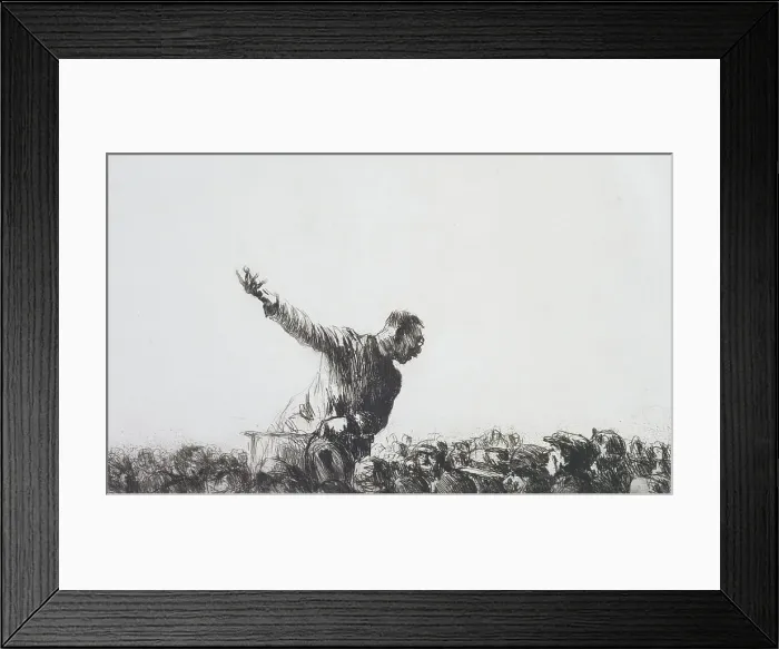 Framed Print : The orator, 1926. Creator: Arthur Briscoe Framed Print : The orator, 1926. Creator: Arthur Briscoe