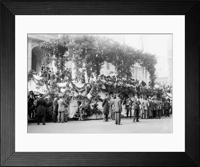 Framed Print : Naval Parade, between c1910 and c1915. Creator: Bain News Service Framed Print : Naval Parade, between c1910 and c1915. Creator: Bain News Service