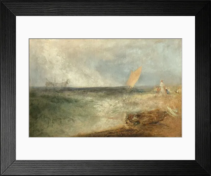 Framed Print : View Off Margate, Evening, c1840. Creator: JMW Turner Framed Print : View Off Margate, Evening, c1840. Creator: JMW Turner