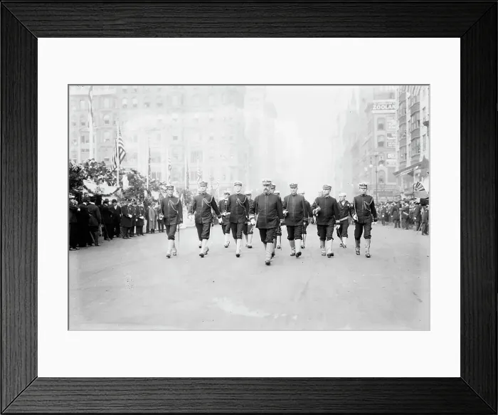 Framed Print : Naval Parade, between c1910 and c1915. Creator: Bain News Service Framed Print : Naval Parade, between c1910 and c1915. Creator: Bain News Service