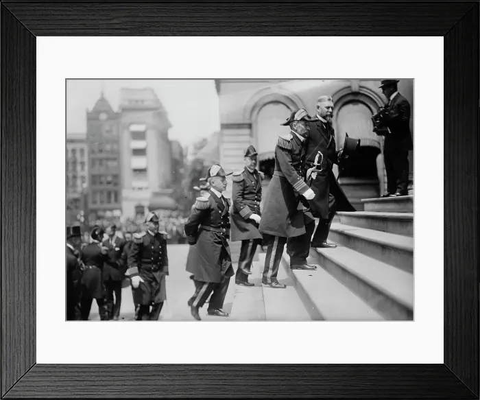 Framed Print : German officers in N.Y. between c1910 and c1915. Creator: Bain News Service Framed Print : German officers in N.Y. between c1910 and c1915. Creator: Bain News Service