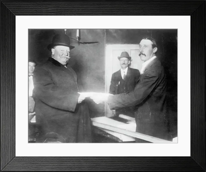 Framed Print : Taft voting 1912. Creator: Bain News Service Framed Print : Taft voting 1912. Creator: Bain News Service