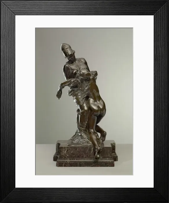 Framed Print : Wisdom Supporting Liberty, c1889. Creator: Jules Dalou Framed Print : Wisdom Supporting Liberty, c1889. Creator: Jules Dalou