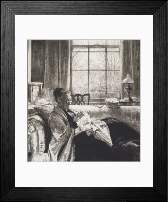 Framed Print : Winter afternoon, 1910. Creator: Francis Dodd Framed Print : Winter afternoon, 1910. Creator: Francis Dodd