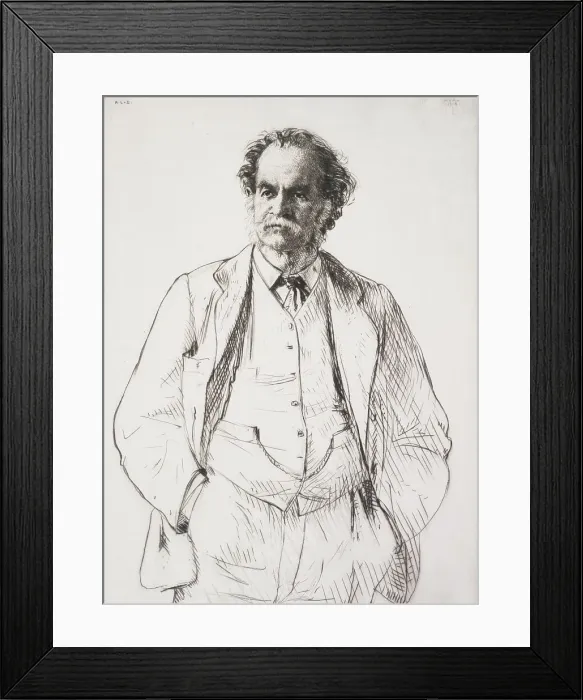 Framed Print : A.L. Smith, Master of Balliol, 1915. Creator: Francis Dodd Framed Print : A.L. Smith, Master of Balliol, 1915. Creator: Francis Dodd