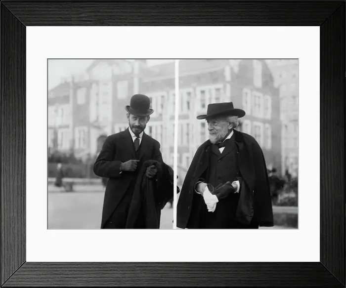 Framed Print : Prof. Geo. McAneny, Dr. Jacobi, 1912. Creator: Bain News Service Framed Print : Prof. Geo. McAneny, Dr. Jacobi, 1912. Creator: Bain News Service