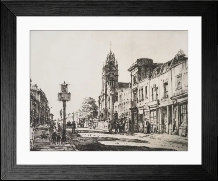 Framed Print : Peckham, 1915. Creator: Francis Dodd Framed Print : Peckham, 1915. Creator: Francis Dodd