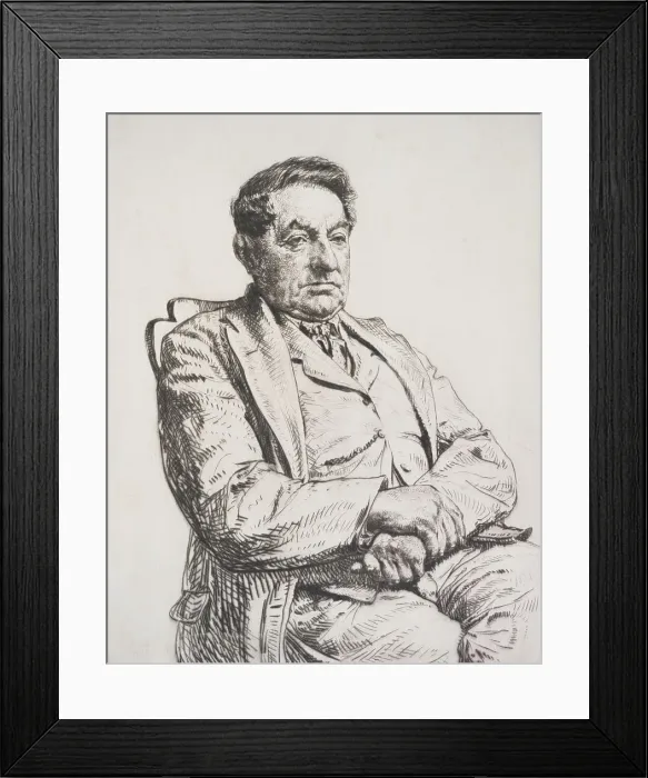Framed Print : Old Postillion, 1920. Creator: Francis Dodd Framed Print : Old Postillion, 1920. Creator: Francis Dodd