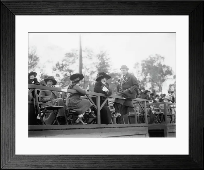 Framed Print : Mrs. Payne Whitney & Flora Whitney, between c1910 and c1915. Creator: Bain News Service